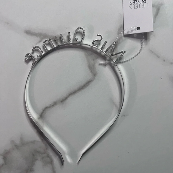 NWT Mid Quince blingy headband for quincenera silver headband - Picture 4 of 5